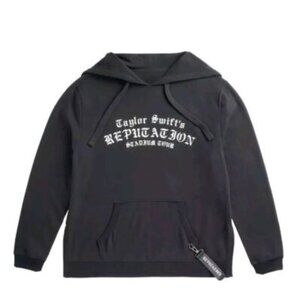 RARE Taylor Swift Reputation Concert Tour Black Snake Hoodie Sweatshirt Medium
